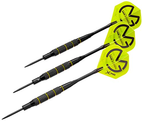 Ak Sport Dartboard Michael Van Gerwen Darts Brass Set de Regalo, Unisex, Plata