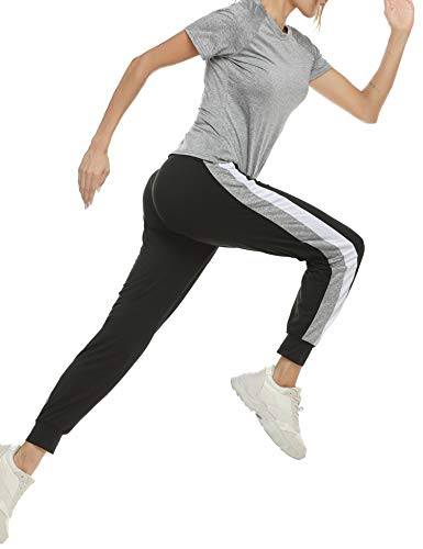 Akalnny Mujer 2 Piezas Chándales Casuales Conjunto de Camiseta y Pantalón de Manga Corta Verano para Correr Yoga Ropa Deportiva(Gris,XXL Akalnny Mujer 2 Piezas Chándales Casuales Conjunto de Camiseta y Pantalón de Manga Corta Verano para Correr Yoga Ropa Deportiva(Gris,XXL