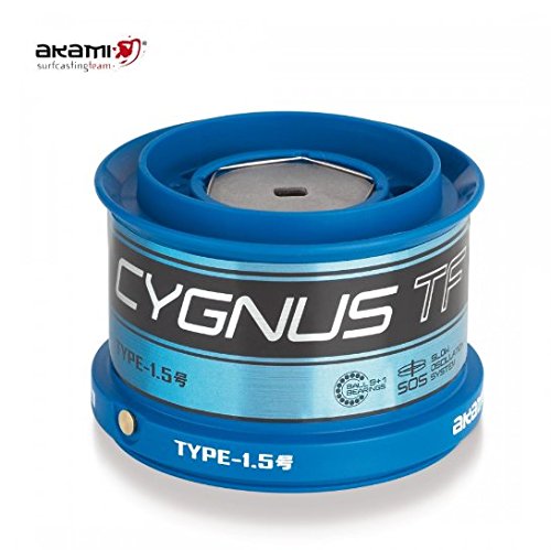 akami Cygnus TF - carrete para pesca surfcasting de 2 bobinas, de teflón akami Cygnus TF - carrete para pesca surfcasting de 2 bobinas, de teflón