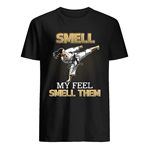 AKDesigns Smell Karate Taekwondo My Feel Smell Them Camiseta