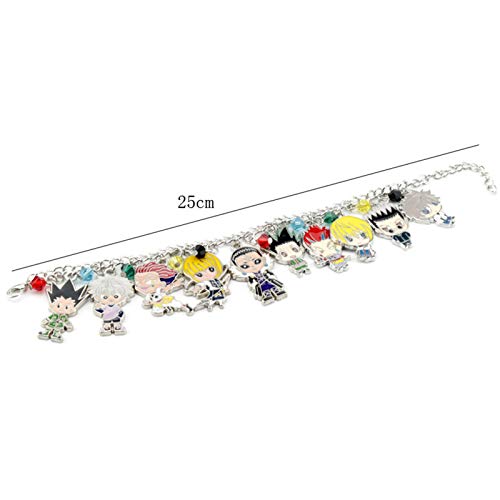AKlamater Pulsera de anime Hunter X Hunter Manga Charm Pulsera para niños, adolescentes y aficionados al anime. AKlamater Pulsera de anime Hunter X Hunter Manga Charm Pulsera para niños, adolescentes y aficionados al anime.