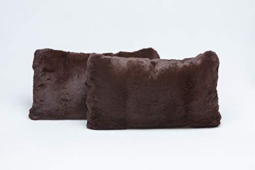 AKOR Outlet | Cojín Conejo rasado 100% Natural | Medidas 50 x 30 cm | Hand Made (Marron) AKOR Outlet | Cojín Conejo rasado 100% Natural | Medidas 50 x 30 cm | Hand Made (Marron)