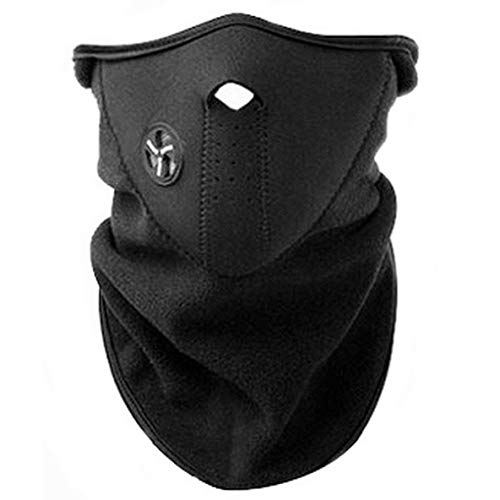 AKORD - Máscara con cuello de neopreno para deportes de invierno, color negro, talla única AKORD - Máscara con cuello de neopreno para deportes de invierno, color negro, talla única