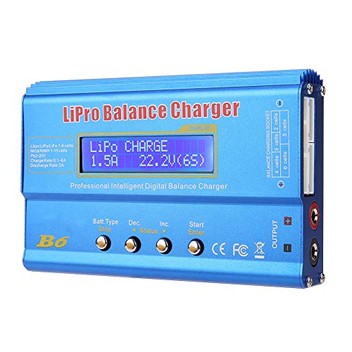 Akozon Repuestos para vehículos con Control de Balance LCD Digital iMAX B6 (80W) Akozon Repuestos para vehículos con Control de Balance LCD Digital iMAX B6 (80W)