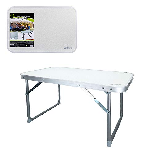 Aktive 52836 - Mesa plegable baja 60 x 40 x 40 cm Camping blanca Aktive 52836 - Mesa plegable baja 60 x 40 x 40 cm Camping blanca