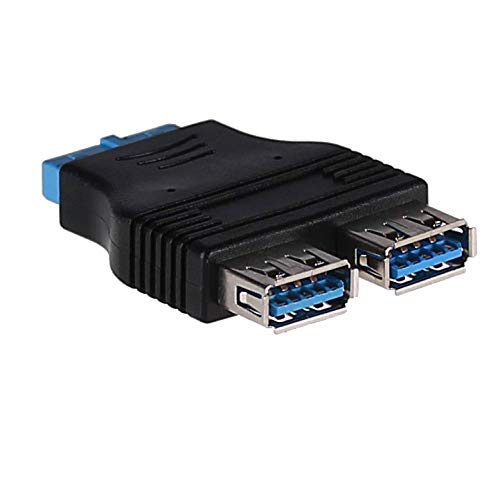 AKYGA AK-CA-58 - Adaptador de Placa Base (2 Puertos USB 3.0 A Hembra/USB 19 Pines) AKYGA AK-CA-58 - Adaptador de Placa Base (2 Puertos USB 3.0 A Hembra/USB 19 Pines)