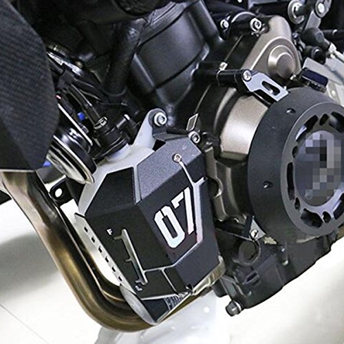 Alamor Radiador refrigerante de Agua depósito Tanque Protector Cubierta para Yamaha FZ-07 MT-07 2013-17 - Rojo Alamor Radiador refrigerante de Agua depósito Tanque Protector Cubierta para Yamaha FZ-07 MT-07 2013-17 - Rojo