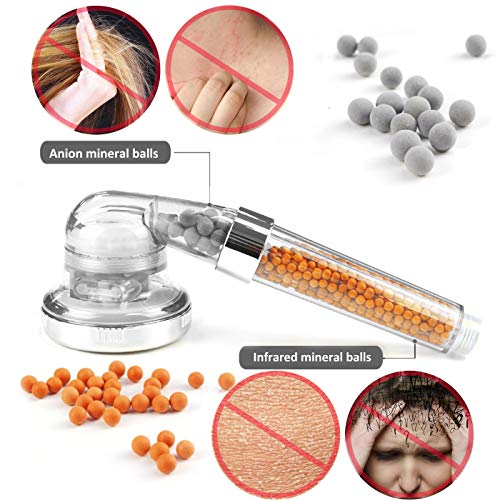 Alcachofa de Ducha, Magichome Mano La Cabeza de Ducha, Iónico cloro Filtración con Alta Presiòn, 3 Modos Ahorro de Agua de Ducha Desmontable Portátil Cabeza de Ducha Alcachofa de Ducha, Magichome Mano La Cabeza de Ducha, Iónico cloro Filtración con Alta Presiòn, 3 Modos Ahorro de Agua de Ducha Desmontable Portátil Cabeza de Ducha