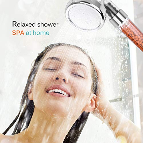 Alcachofa de Ducha, Magichome Mano La Cabeza de Ducha, Iónico cloro Filtración con Alta Presiòn, 3 Modos Ahorro de Agua de Ducha Desmontable Portátil Cabeza de Ducha Alcachofa de Ducha, Magichome Mano La Cabeza de Ducha, Iónico cloro Filtración con Alta Presiòn, 3 Modos Ahorro de Agua de Ducha Desmontable Portátil Cabeza de Ducha