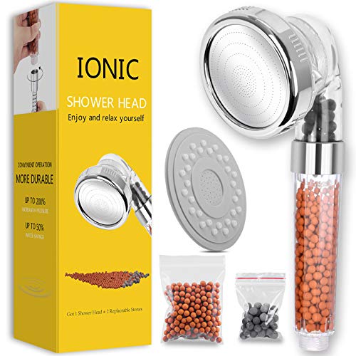 Alcachofa de Ducha, Magichome Mano La Cabeza de Ducha, Iónico cloro Filtración con Alta Presiòn, 3 Modos Ahorro de Agua de Ducha Desmontable Portátil Cabeza de Ducha Alcachofa de Ducha, Magichome Mano La Cabeza de Ducha, Iónico cloro Filtración con Alta Presiòn, 3 Modos Ahorro de Agua de Ducha Desmontable Portátil Cabeza de Ducha