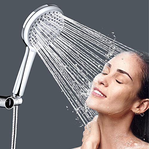 Alcachofa Ducha Con Manguera,Autolimpiante Universal de Alta Presión,5 Modos Alcachofa Ducha Universal de Alta Presión Ahorro de Agua para Baño Alcachofa Ducha Con Manguera,Autolimpiante Universal de Alta Presión,5 Modos Alcachofa Ducha Universal de Alta Presión Ahorro de Agua para Baño