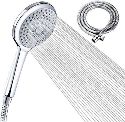 Alcachofa Ducha Con Manguera,Autolimpiante Universal de Alta Presión,5 Modos Alcachofa Ducha Universal de Alta Presión Ahorro de Agua para Baño Alcachofa Ducha Con Manguera,Autolimpiante Universal de Alta Presión,5 Modos Alcachofa Ducha Universal de Alta Presión Ahorro de Agua para Baño