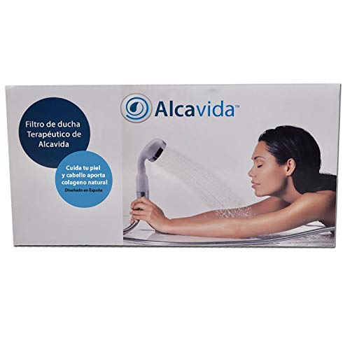 Alcavida- filtro para la ducha purifica y absorbe las impurezas del agua como cloro, cal, bacterias residuos orgánicos y aporta colageno y vitamina c Alcavida- filtro para la ducha purifica y absorbe las impurezas del agua como cloro, cal, bacterias residuos orgánicos y aporta colageno y vitamina c