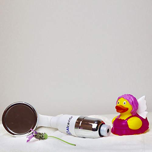 Alcavida- filtro para la ducha purifica y absorbe las impurezas del agua como cloro, cal, bacterias residuos orgánicos y aporta colageno y vitamina c Alcavida- filtro para la ducha purifica y absorbe las impurezas del agua como cloro, cal, bacterias residuos orgánicos y aporta colageno y vitamina c