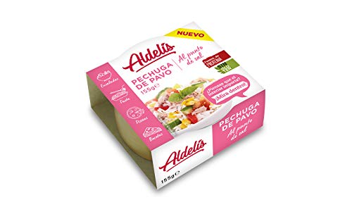 Aldelís Conserva Pavo Al Punto De Sal Pack 155 g X 1 (Paquete 12 uds) 1.860 g Aldelís Conserva Pavo Al Punto De Sal Pack 155 g X 1 (Paquete 12 uds) 1.860 g