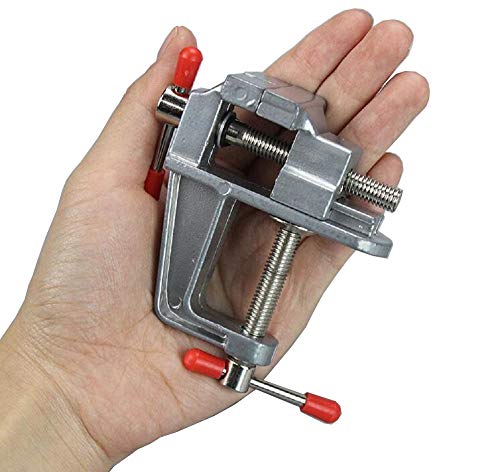 Aleación de aluminio Pequeña Mini Abrazadera de mesa Vice Hobby Jewlery Work 30MM - Mesa de bricolaje Vice En miniatura Vise Pequeños joyeros Hobby Clamp On Bench Vice Tool Broca de sujeción Aleación de aluminio Pequeña Mini Abrazadera de mesa Vice Hobby Jewlery Work 30MM - Mesa de bricolaje Vice En miniatura Vise Pequeños joyeros Hobby Clamp On Bench Vice Tool Broca de sujeción