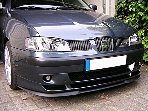 Alerón frontal Seat Ibiza 6K1 6K2 Extensión Parachoques 3 Piezas Cup R 93-02 Alerón frontal Seat Ibiza 6K1 6K2 Extensión Parachoques 3 Piezas Cup R 93-02