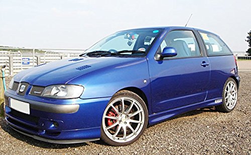 Alerón frontal Seat Ibiza 6K1 6K2 Extensión Parachoques 3 Piezas Cup R 93-02 Alerón frontal Seat Ibiza 6K1 6K2 Extensión Parachoques 3 Piezas Cup R 93-02