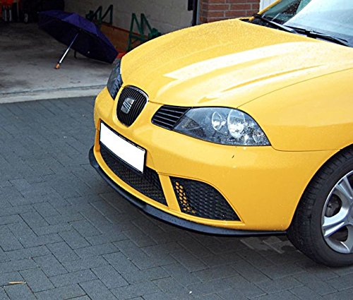Alerón frontal Seat Ibiza 6L Extensión Parachoques 3 Piezas Cup R 02-08 Alerón frontal Seat Ibiza 6L Extensión Parachoques 3 Piezas Cup R 02-08