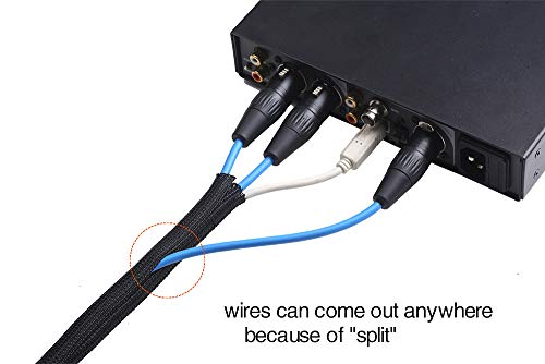 Alex Tech 10mm-3.1m Manguito de Cable Auto-Cierre Recoge Cables Cubre Cables Organizador Cables Funda Cables para Computadora PC Automotriz - Negro Alex Tech 10mm-3.1m Manguito de Cable Auto-Cierre Recoge Cables Cubre Cables Organizador Cables Funda Cables para Computadora PC Automotriz - Negro