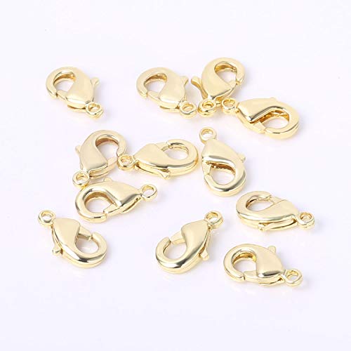 ALEXCRAFT - Paquete de venta al por mayor, chapado en oro, 50 unidades de 9 mm y 100 piezas de anillos de flexión abiertos de 4 mm para la fabricación y búsqueda de joyas ALEXCRAFT - Paquete de venta al por mayor, chapado en oro, 50 unidades de 9 mm y 100 piezas de anillos de flexión abiertos de 4 mm para la fabricación y búsqueda de joyas