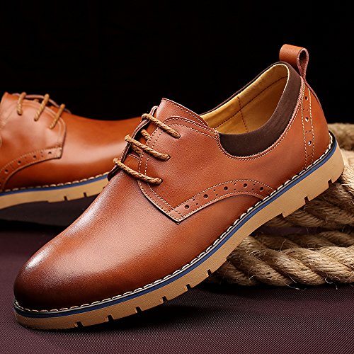 Alexis Leroy Hombre Classic Casual Punta Oxfords Zapatos de Piel Alexis Leroy Hombre Classic Casual Punta Oxfords Zapatos de Piel