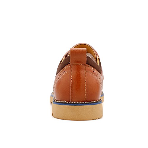 Alexis Leroy Hombre Classic Casual Punta Oxfords Zapatos de Piel