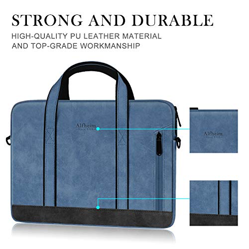 Alfheim Manga Maletín de Cuero Apto para Bolsos de Negocios portátiles de 14 lgadas para Hombre y Mujer Bolsos de Hombro de Viaje Delgados Alfheim Manga Maletín de Cuero Apto para Bolsos de Negocios portátiles de 14 lgadas para Hombre y Mujer Bolsos de Hombro de Viaje Delgados