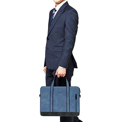 Alfheim Manga Maletín de Cuero Apto para Bolsos de Negocios portátiles de 14 lgadas para Hombre y Mujer Bolsos de Hombro de Viaje Delgados Alfheim Manga Maletín de Cuero Apto para Bolsos de Negocios portátiles de 14 lgadas para Hombre y Mujer Bolsos de Hombro de Viaje Delgados