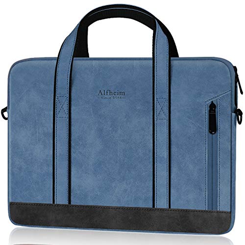 Alfheim Manga Maletín de Cuero Apto para Bolsos de Negocios portátiles de 14 lgadas para Hombre y Mujer Bolsos de Hombro de Viaje Delgados Alfheim Manga Maletín de Cuero Apto para Bolsos de Negocios portátiles de 14 lgadas para Hombre y Mujer Bolsos de Hombro de Viaje Delgados