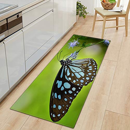 Alfombra de Cocina Felpudo de Entrada Hogar Sala de Estar Dormitorio Alfombra para niños Pasillo Balcón Baño Alfombra Larga A19 40x60cm