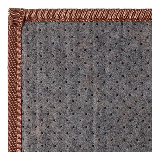 Alfombra de salón de bambú marrón de 250x180 cm - LOLAhome Alfombra de salón de bambú marrón de 250x180 cm - LOLAhome