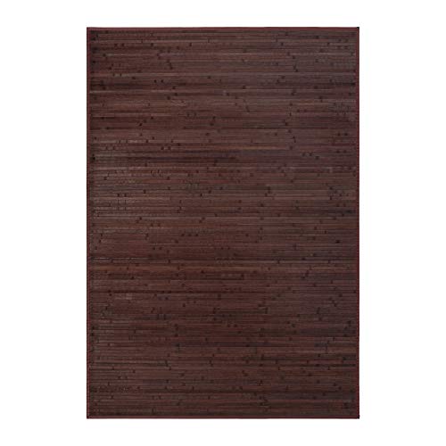 Alfombra de salón de bambú marrón Industrial de 200x140 cm - LOLAhome Alfombra de salón de bambú marrón Industrial de 200x140 cm - LOLAhome