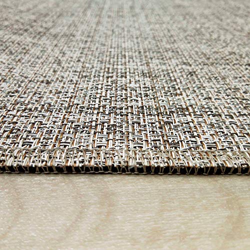 Alfombra Vinílica Trenzada Salón de Terminación festón Fino Color Beige Jaspeado de Tamaño 170x240 (TWIST-039) Alfombra Vinílica Trenzada Salón de Terminación festón Fino Color Beige Jaspeado de Tamaño 170x240 (TWIST-039)
