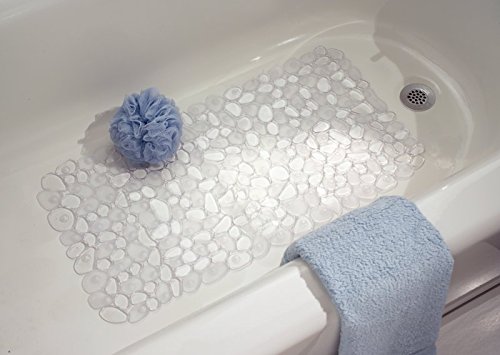 Alfombrilla antideslizante mDesign - Evite el riesgo de caídas en el baño - Agarre seguro de diseño elegante