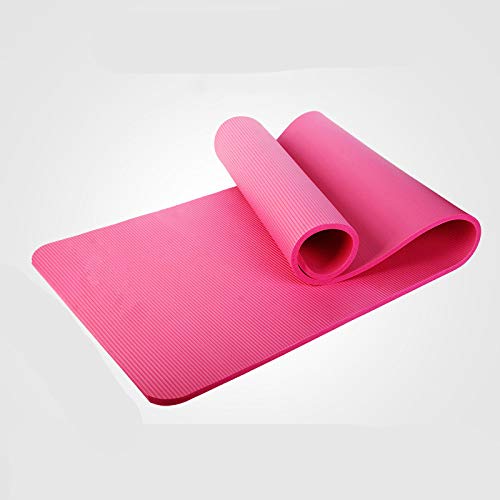 Alfombrilla de Yoga amigable con el Medio Ambiente,183cmx61cmx10mm,TPE Thick High Density Padding To Avoid Sore Knees, Yoga, Pilates y Fitness, para Mujeres de Viaje y Hombres Mat