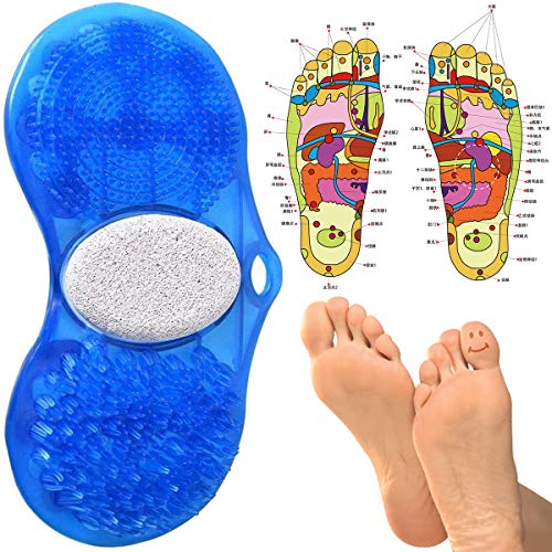 Alfombrilla para Lavar Los Pies, FANDE Masajeador de Pies de Silicona Cepillo de pie de silicona Scrubber Masajeador Colchoneta masajeador Limpiador de Pies Alfombrilla para Lavar Los Pies, FANDE Masajeador de Pies de Silicona Cepillo de pie de silicona Scrubber Masajeador Colchoneta masajeador Limpiador de Pies