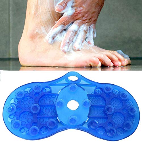 Alfombrilla para Lavar Los Pies, FANDE Masajeador de Pies de Silicona Cepillo de pie de silicona Scrubber Masajeador Colchoneta masajeador Limpiador de Pies