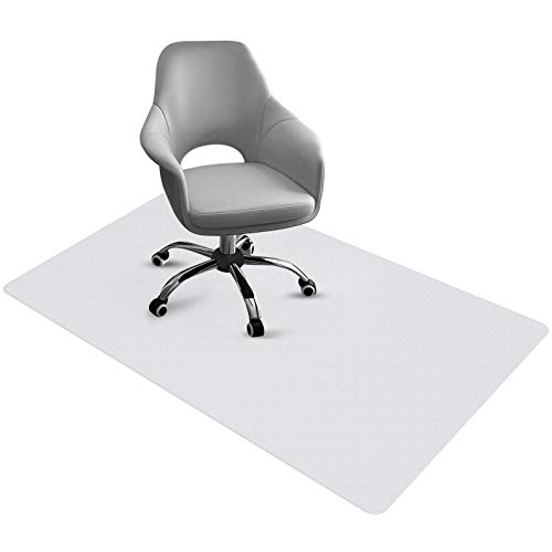 Alfombrilla Transparente para Silla Protector Suelo para Piso de Oficina PVC Protector de Piso para Computadora de Oficina Antideslizante Durable para Protector de Alfombra para Piso Duro 90 x 120cm