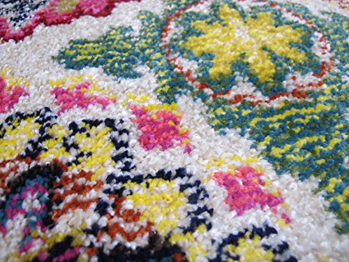 Alfombrista Diseño 31 Alfombra Moderna Acrílico Multicolor 60x110x1 cm