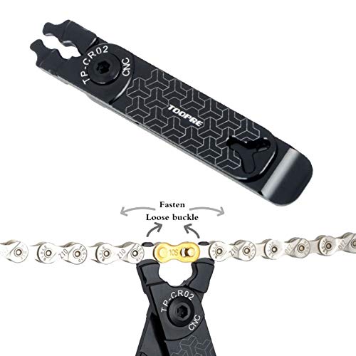 Alicates de Eslabones para Bicicleta, Hebilla de la Palanca de la Válvula del Neumático del Conector Rápido Que Falta de la Cadena de Bicicleta, 5 en 1 Herramientas Multifunción Alicates de Eslabones para Bicicleta, Hebilla de la Palanca de la Válvula del Neumático del Conector Rápido Que Falta de la Cadena de Bicicleta, 5 en 1 Herramientas Multifunción