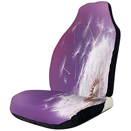Alice Eva Flying Dandelion Purple Car Seat Cover Car Seat Protector 2Pcs Universal