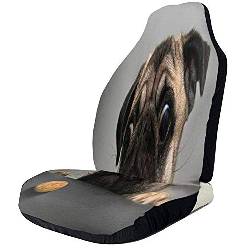 Alice Eva Funny Dog Car Seat Cover Car Seat Protector 2Pcs Universal Alice Eva Funny Dog Car Seat Cover Car Seat Protector 2Pcs Universal