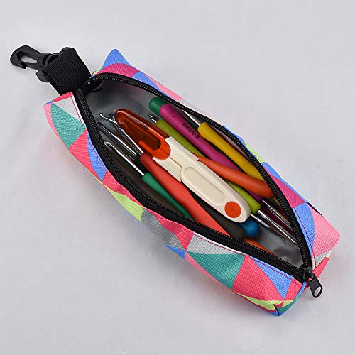 Alicer Bolsa de almacenamiento para lana, bolsa de punto, almacenamiento de hilo, bolsa de almacenamiento portátil para hacer ganchillo Alicer Bolsa de almacenamiento para lana, bolsa de punto, almacenamiento de hilo, bolsa de almacenamiento portátil para hacer ganchillo