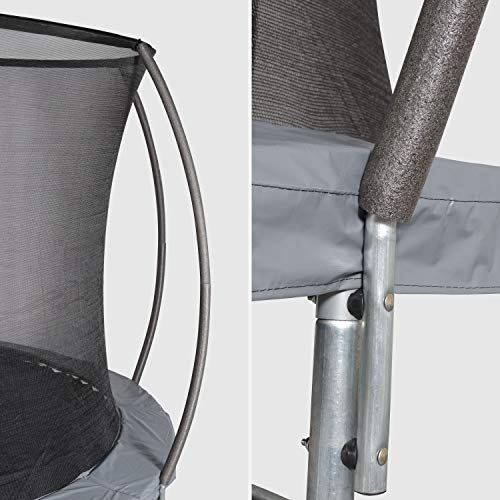 Alice's Garden Trampolín Redondo Ø 490cm Gris con Red de protección Interior - Júpiter Inner - Nuevo Modelo - trampolín de jardín 4,90m 490 cm | Diseño | Calidad Pro | Normas UE Alice's Garden Trampolín Redondo Ø 490cm Gris con Red de protección Interior - Júpiter Inner - Nuevo Modelo - trampolín de jardín 4,90m 490 cm | Diseño | Calidad Pro | Normas UE