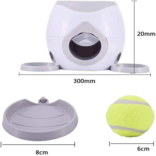 Alimentador automático de mascotas, Lanzador de pelotas de tenis para buscar, Máquina interactiva para lanzar pelotas para perros, Juguete de rompecabezas para entrenamiento de inteligencia de perros Alimentador automático de mascotas, Lanzador de pelotas de tenis para buscar, Máquina interactiva para lanzar pelotas para perros, Juguete de rompecabezas para entrenamiento de inteligencia de perros