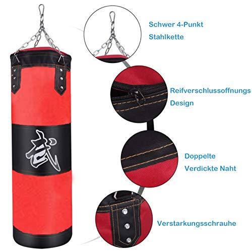 ALINILA Saco de Boxeo,Bolso Pesado De Boxeo Duradero,Saco De Arena Bolsa De Entrenamiento Vacío De Boxeo Gancho Kick Fight Karate Bolsa De Arena para Entrenar Ejercicio Físico Y Deportivo ALINILA Saco de Boxeo,Bolso Pesado De Boxeo Duradero,Saco De Arena Bolsa De Entrenamiento Vacío De Boxeo Gancho Kick Fight Karate Bolsa De Arena para Entrenar Ejercicio Físico Y Deportivo