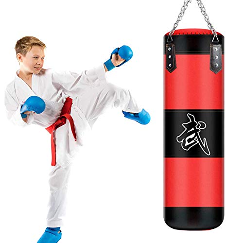 ALINILA Saco de Boxeo,Bolso Pesado De Boxeo Duradero,Saco De Arena Bolsa De Entrenamiento Vacío De Boxeo Gancho Kick Fight Karate Bolsa De Arena para Entrenar Ejercicio Físico Y Deportivo