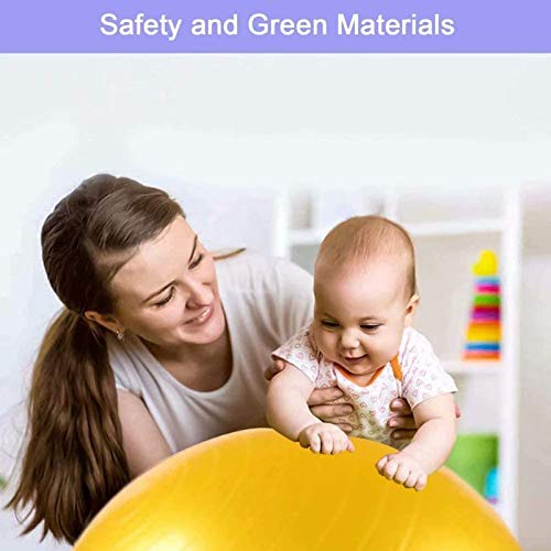 ALIPC Bola De Ejercicio Bola De Yoga con Diseño A Prueba De Fugas Material Extra Grueso Anti-explosión Bola Suiza De Fácil Inflado para Gimnasio En Casa Oficina Embarazo,Grey ALIPC Bola De Ejercicio Bola De Yoga con Diseño A Prueba De Fugas Material Extra Grueso Anti-explosión Bola Suiza De Fácil Inflado para Gimnasio En Casa Oficina Embarazo,Grey