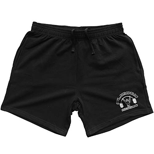 Alivebody Hombre Pantalónes Cortos para Culturismo Gimnasio Shorts Algodón